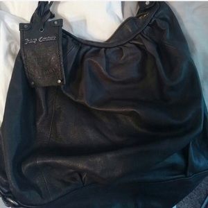 Black goat leather Juicy Couture Purse